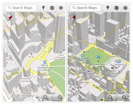 Google Maps 5.0 para Android, ahora con Mapas Offline y más 3D