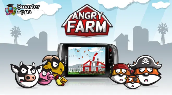 Angry Farm para Blackberry; llega un sustituto de Angry Birds