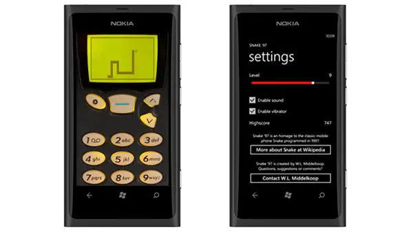 Snake ’97, revive los viejos tiempos jugando en tu Nokia Lumia