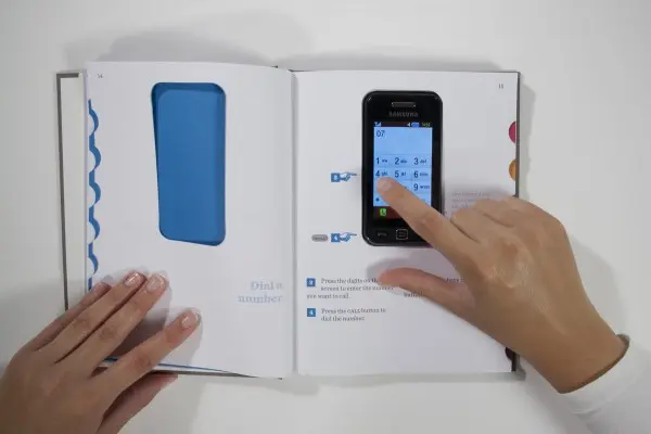 El manual para teléfono celular más interactivo del mundo