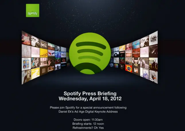 Spotify hará un gran anuncio el 18 de abril