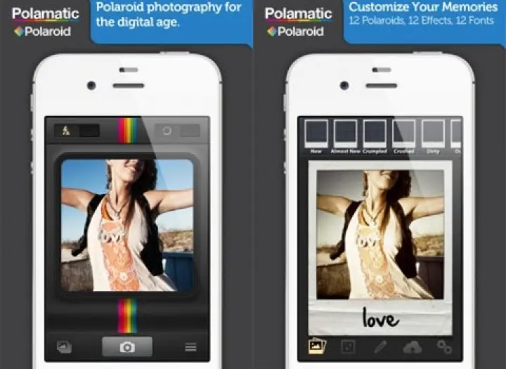 Polamatic: App de fotografía vintage hecha por Polaroid
