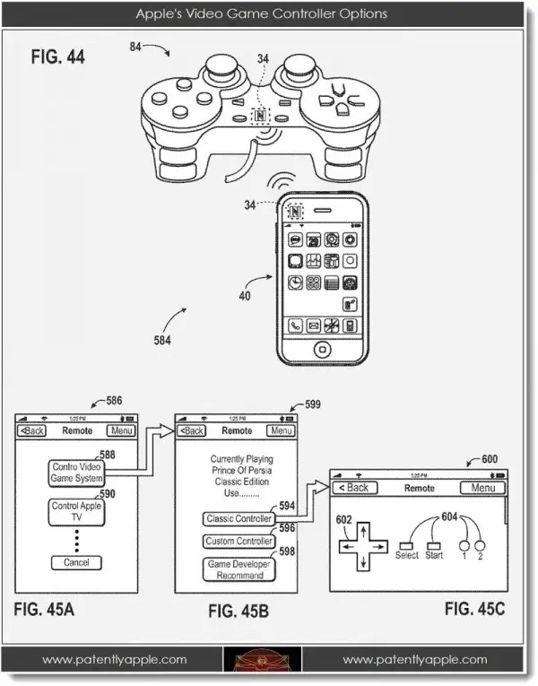 Apple lanza patente para un control de videojuegos
