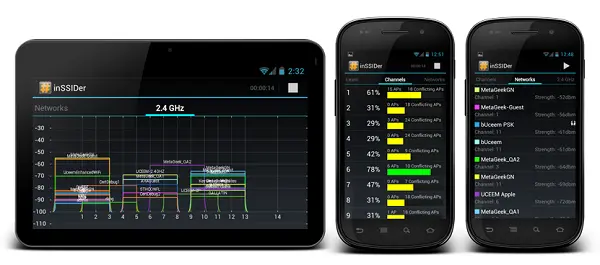 inSSIDer, Mejora tu red Wi-Fi con Android