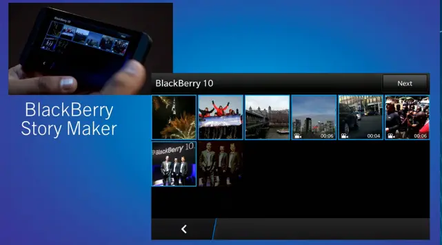 Blackberry Story Maker, comparte tu multimedia con estilo #Blackberry10