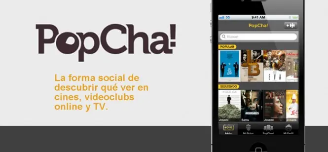 PopCha! La red social para descubrir qué películas o series podríamos ver.