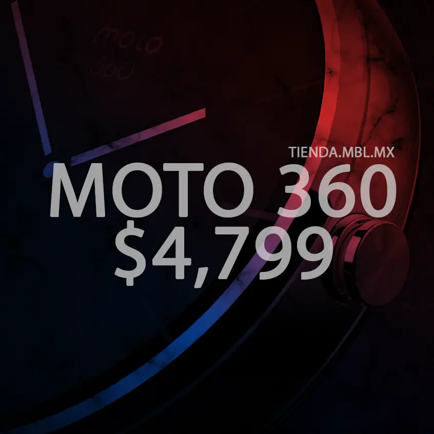 Motorola Moto 360 en Tienda PoderPDA – ,799