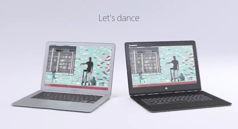 Microsoft ataca al MacBook Air al enfrentarlo con el Yoga 3 Pro