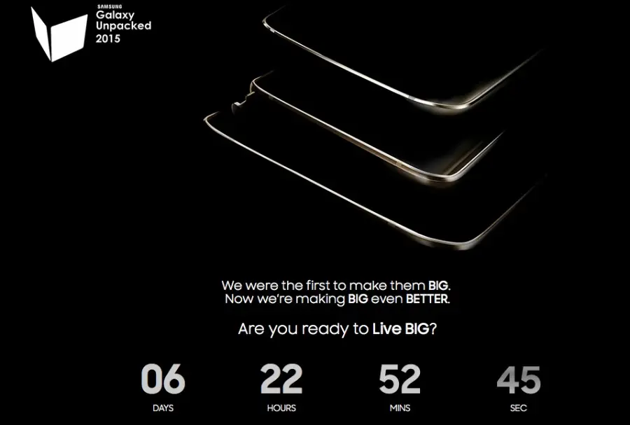 Anuncio del Unpacket 2015 de Samsung muestra misteriosa silueta