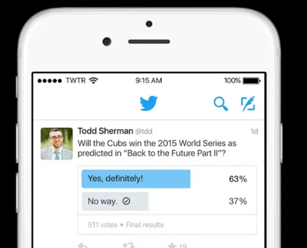 Twitter lanza la función “Polls”
