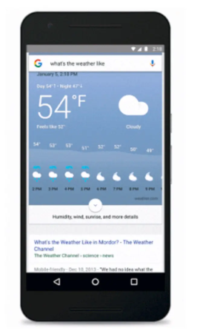 Google mejorará los reportes del clima