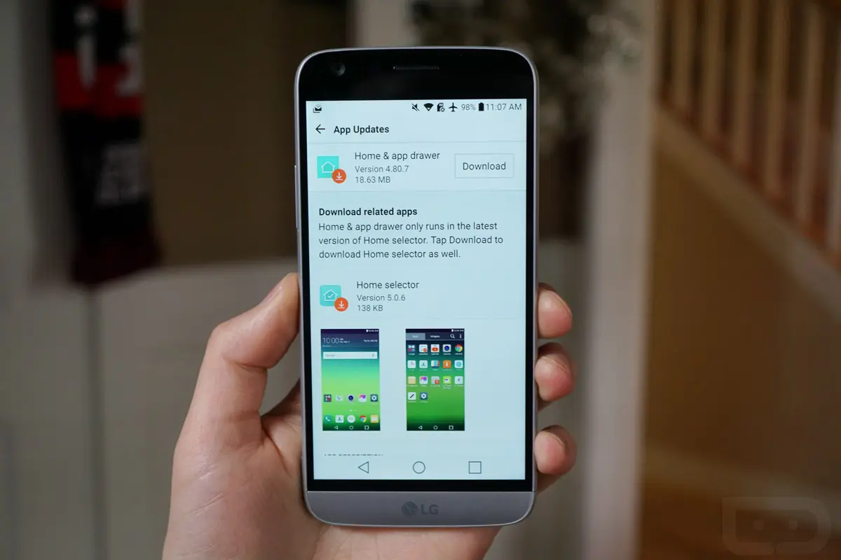 LG libera actualización para el G5 agregando cajón para apps