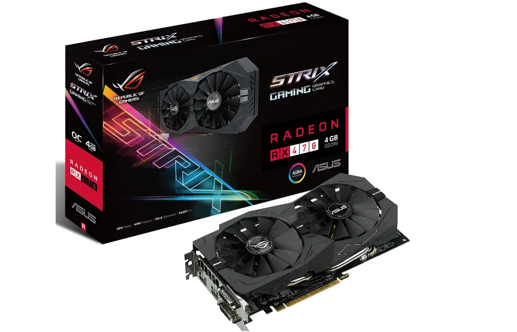ASUS ROG STRIX Radeon RX 470 es anunciada oficialmente