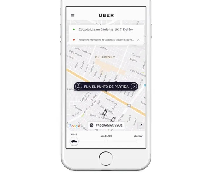 Uber lanza servicio de reservas de viajes