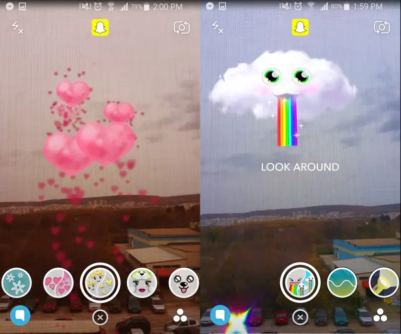 Snapchat estrena nuevos filtros para colorear el mundo