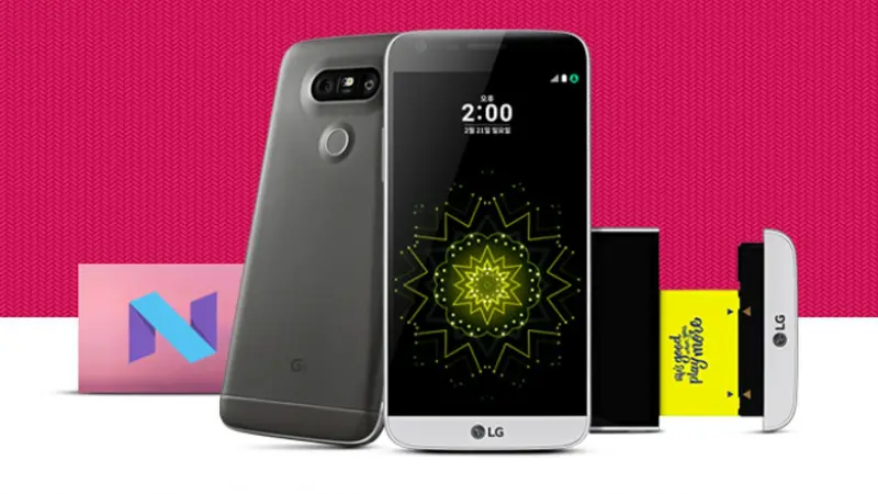 LG G5 comienza a recibir Android 7.0 Nougat en Corea del Sur