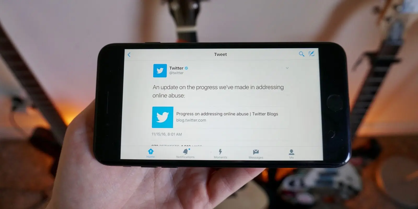 Twitter se actualiza y agrega notificaciones enriquecidas para iOS 10