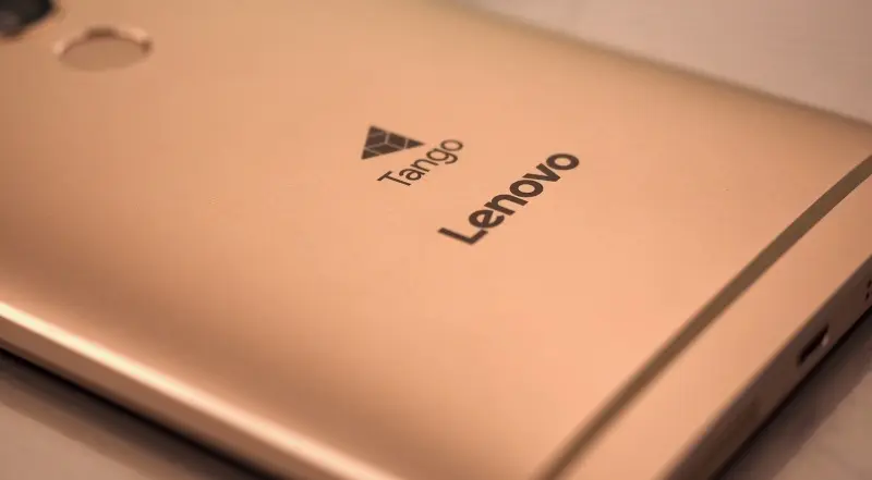 Lenovo presentará otro smartphone de Project Tango en 2017