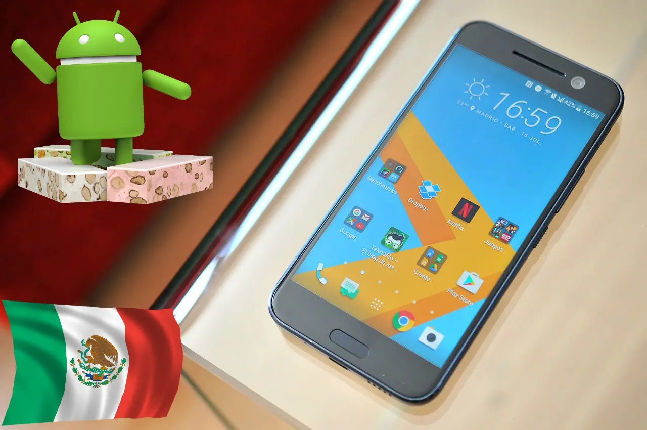 HTC 10 de Telcel comienza a actualizar a Android 7.0 Nougat en México
