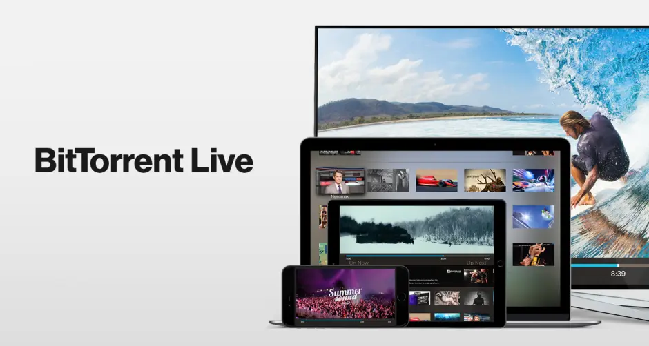 BitTorrent Live transmite canales de TV en vivo para Android