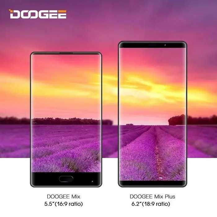 Los tres mejores smartphones de DOOGEE: BL5000, Mix, Mix Plus