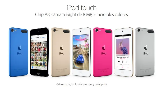 iPod Touch baja de precio y elimina 2 de las 4 capacidades