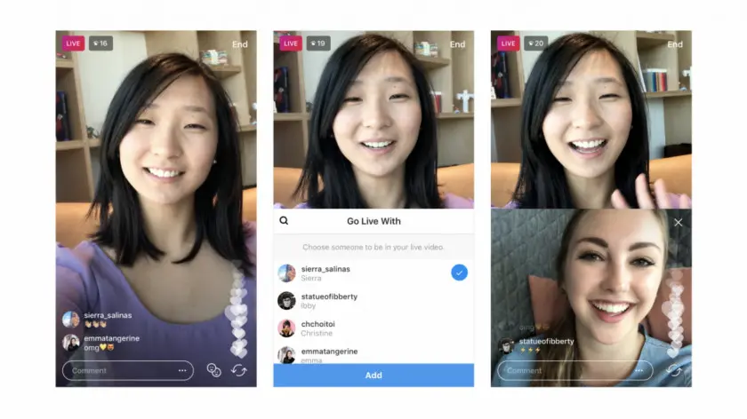 Instagram agrega streaming con amigos