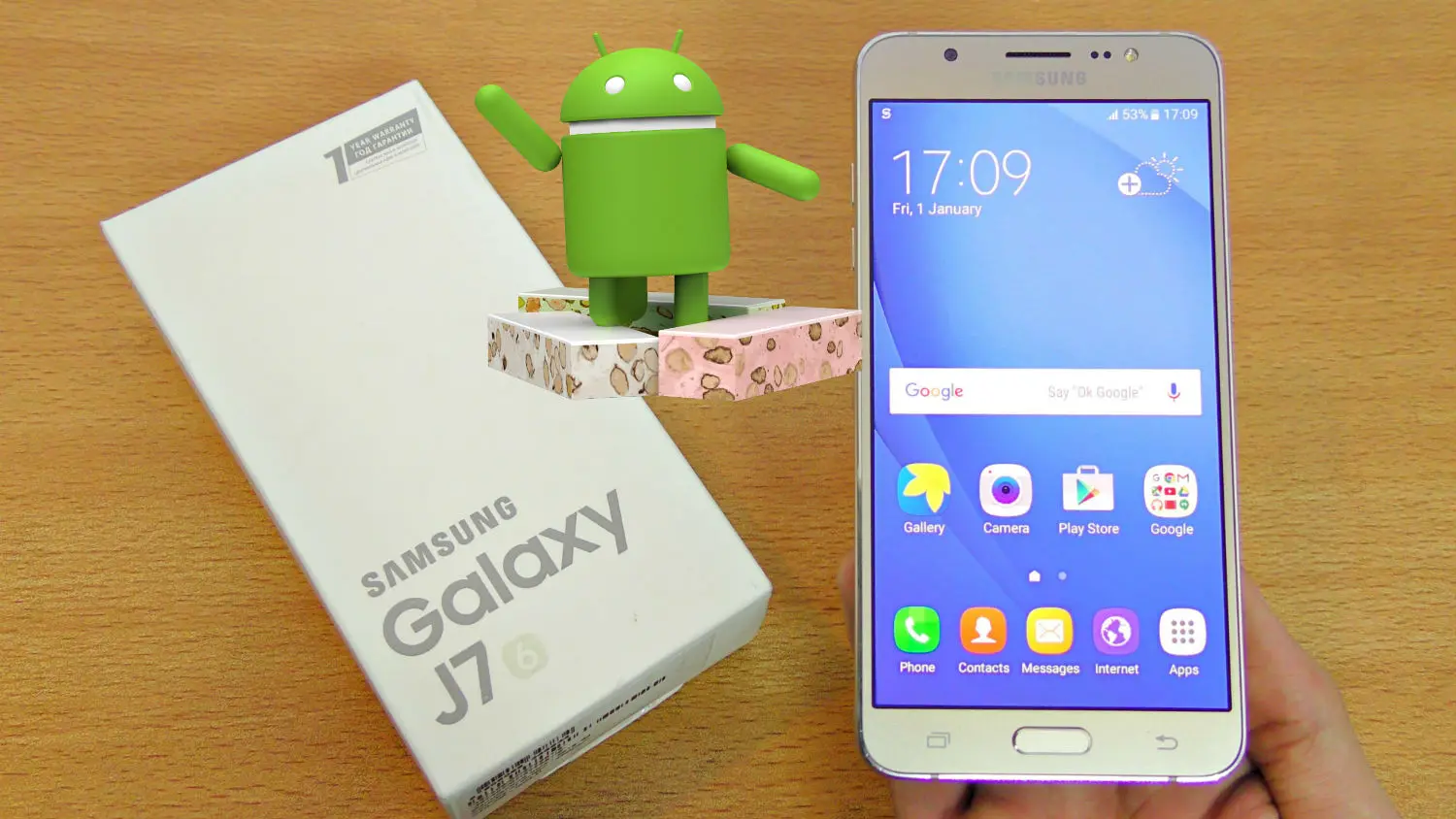 Android 7.0 Nougat llega a los Samsung Galaxy J7 (2016)