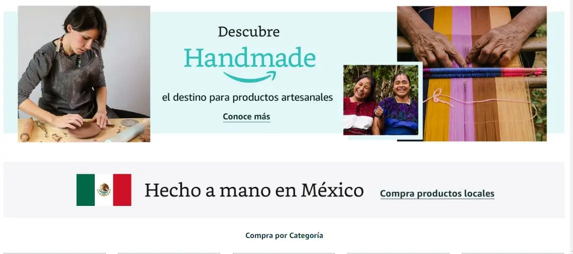 Artesanos de MX y alrededor del mundo se muestran vía Amazon Handmade