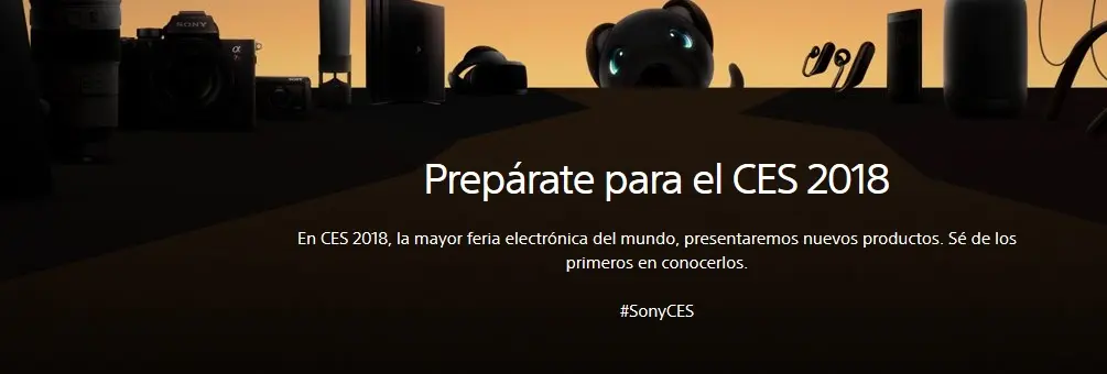 Conferencia de Sony será el 8 de enero #CES18