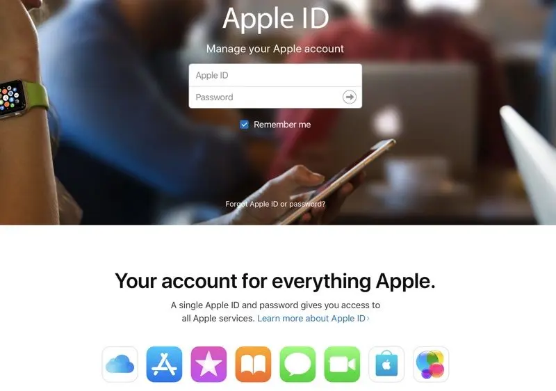 Apple lanzará nueva página de acceso