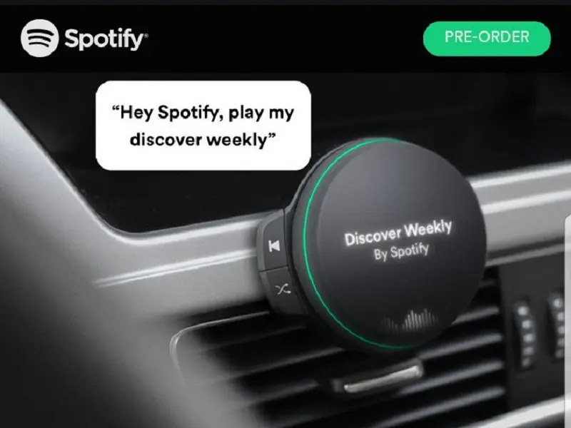Spotify lanzaría bocina el 24 de abril