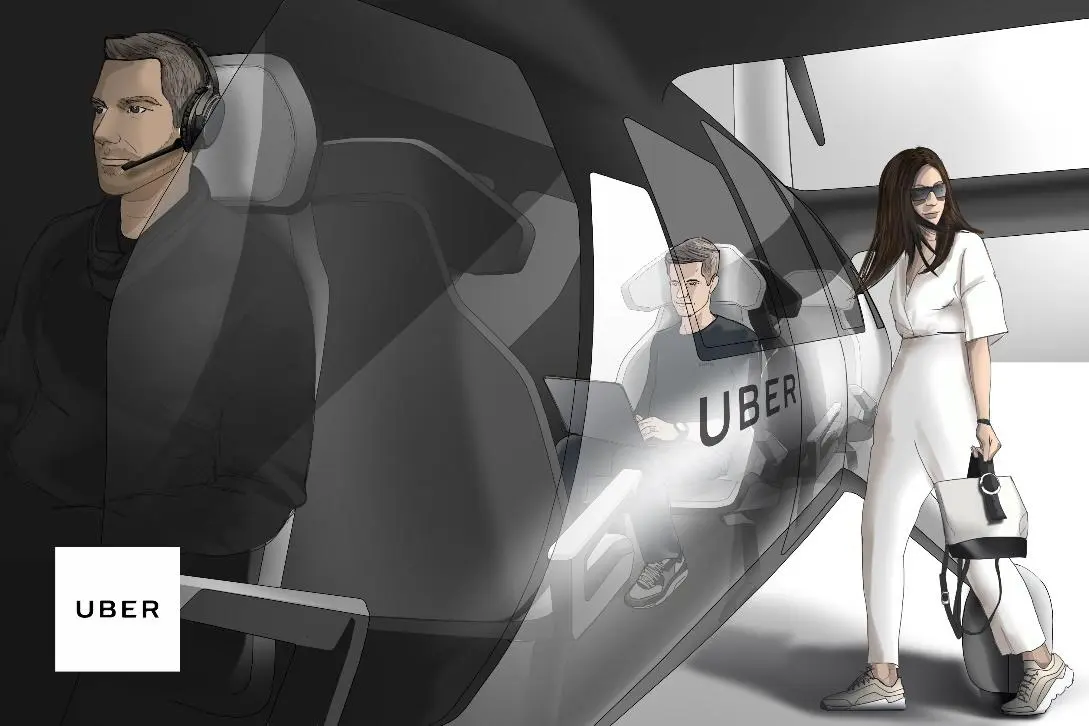 Uber muestra los modelos para servicio de aviación urbana UberAIR