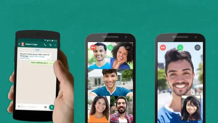 WhatsApp para Android ya tiene soporte para videollamadas gruapales