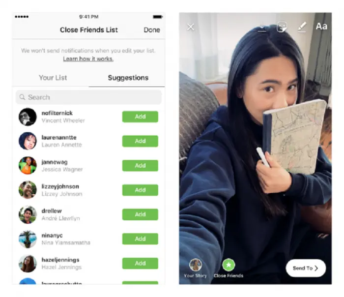 Instagram te deja compartir historias sólo con “amigos cercanos”