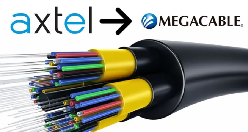 Megacable adquiere el negocio de fibra óptica de Axtel por ,150 millones de pesos
