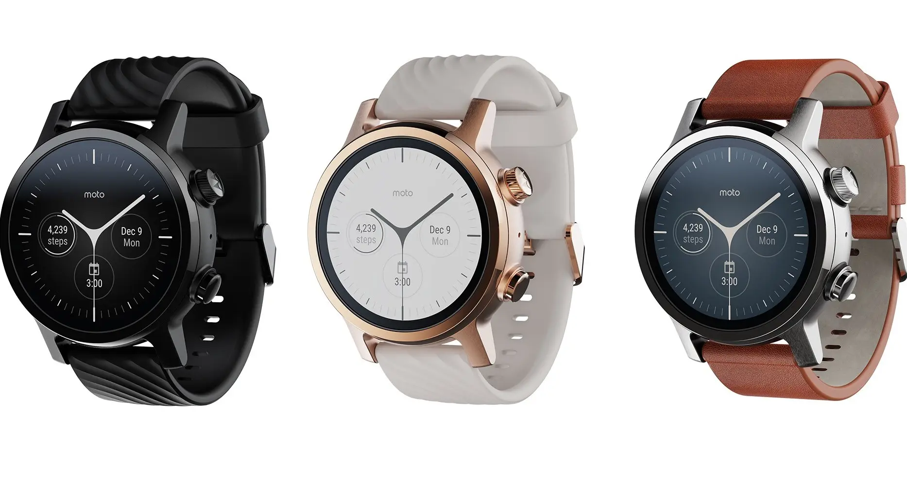 Motorola lanzará tres nuevos relojes inteligentes este año