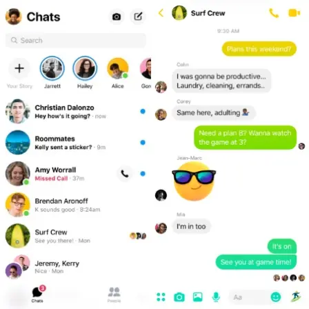 Messenger estrena versión en iOS