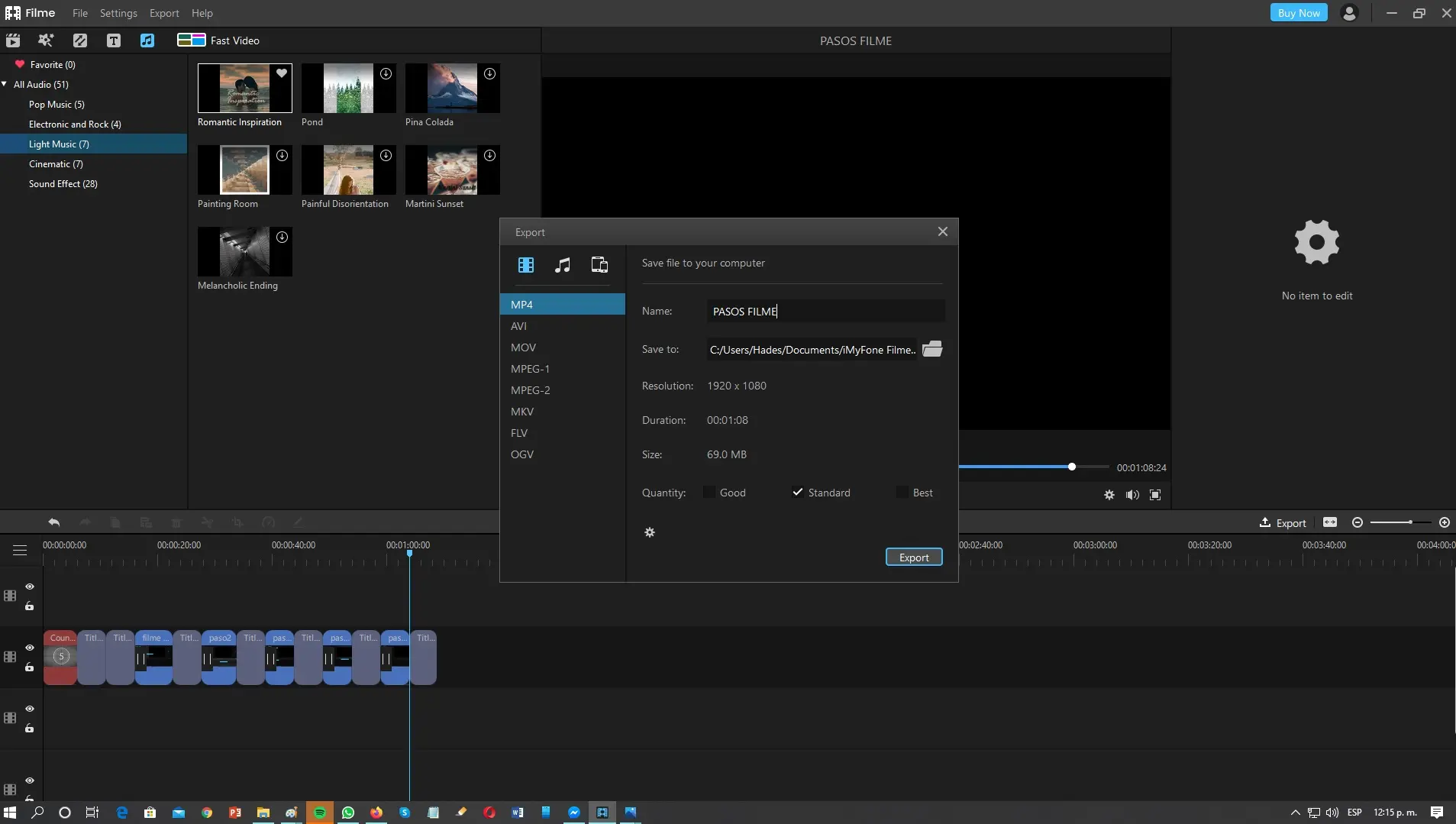 Edita fácilmente videos de forma gratuita con este programa para Windows: FILME