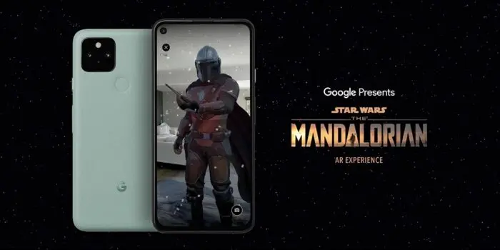 The Mandalorian llega en RA a los smartphones Pixel