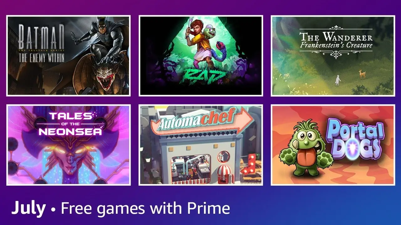 Estos son los juegos Amazon Prime Gaming de julio