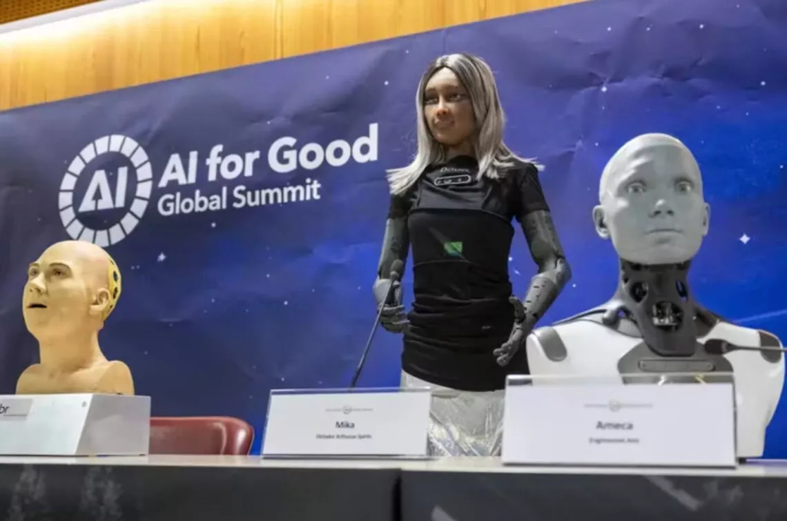 Mika, la primera robot CEO ya se compara con Musk y Zuckerberg