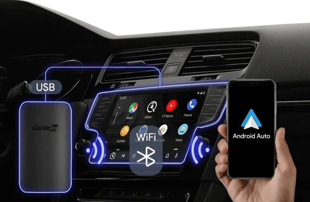 Utiliza Android Auto o Apple CarPlay de manera inalámbrica