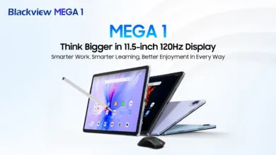 La Tablet Blackview MEGA 1 con pantalla de 11.5″ y cámara Samsung de 50mpx