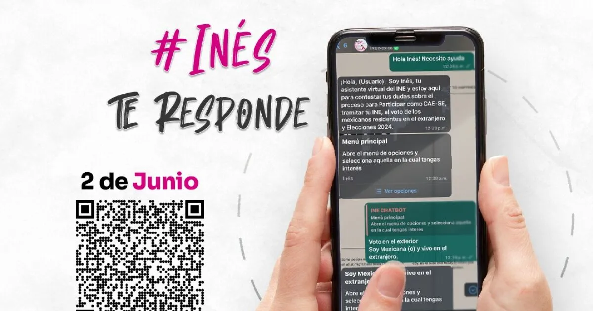 INE y WhatsApp combaten desinformación con Inés, la aliada virtual