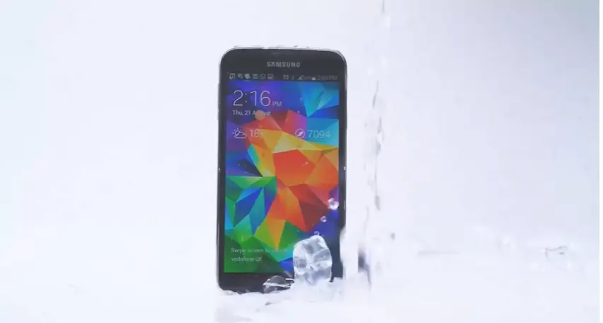 samsung Galaxy S5-Als-ice bucket Challenge