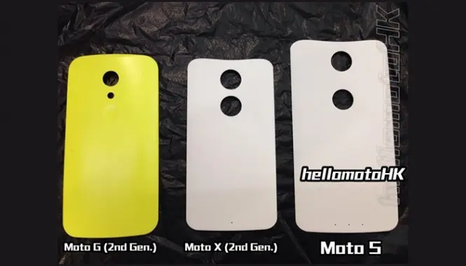 Imagen comparativa del Moto S con los últimos dispositivos de Motorola.