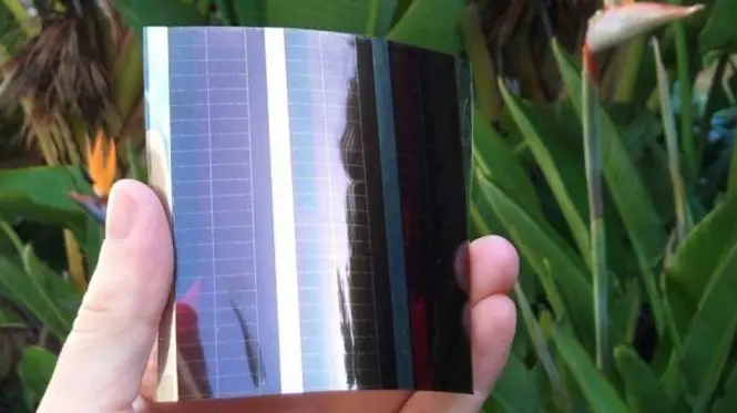 panel solar impreso