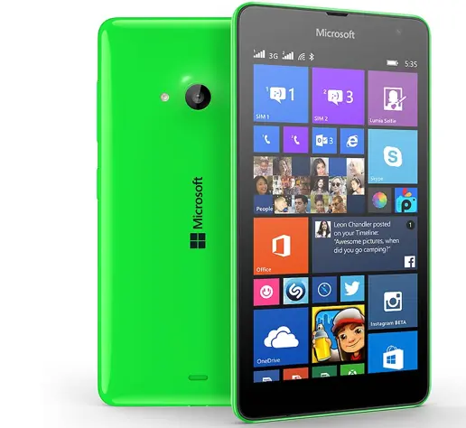 Microsoft Lumia 535-verde