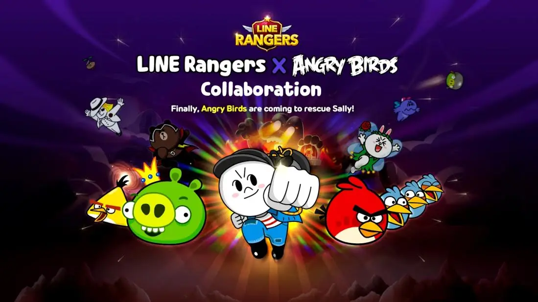 Angry Birds ahora forma parte de Line Rangers